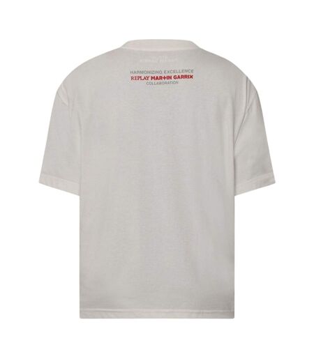 T-shirt Martin Garrix Homme Blanc Replay