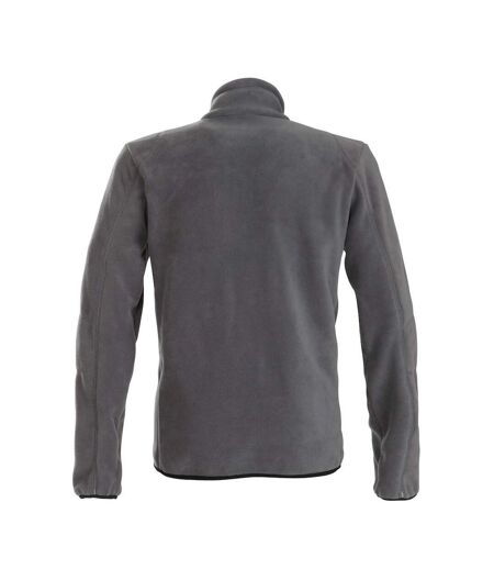 Mens Speedway Fleece Jacket Steel Grey Printer