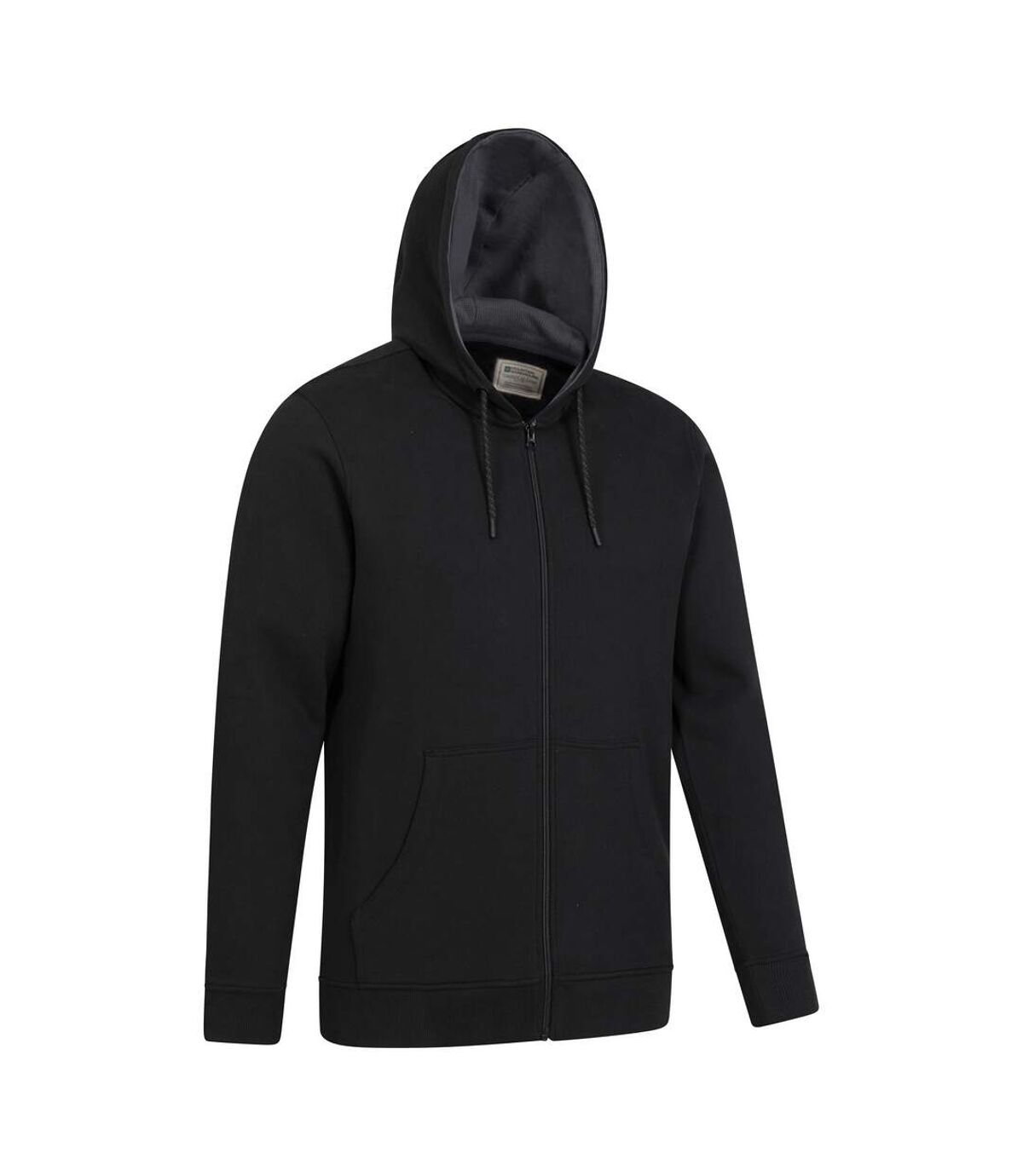 Mountain Warehouse Mens Devon Zip Front Hoodie (Black)