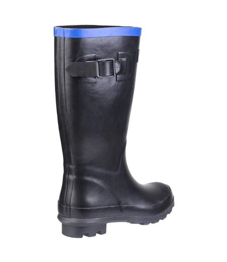 Cotswold Fairweather Junior Wellington Boot (Black/Blue) - UTFS5953