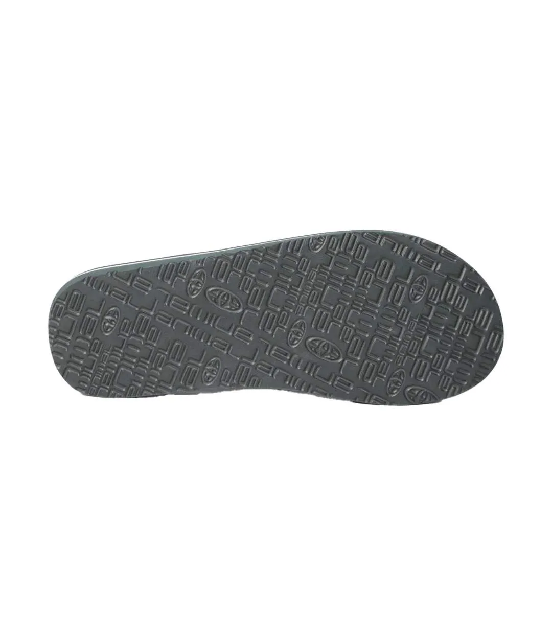 Mens Jekyl Logo Flip Flops Dark Khaki Animal-3
