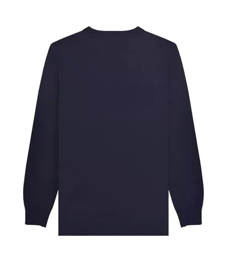 Pull Noël Motif/style Cible Aw25 Homme Bleu Marine Lambretta