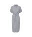 Robe à marine/blanc femme vero moda bumpy - m-3