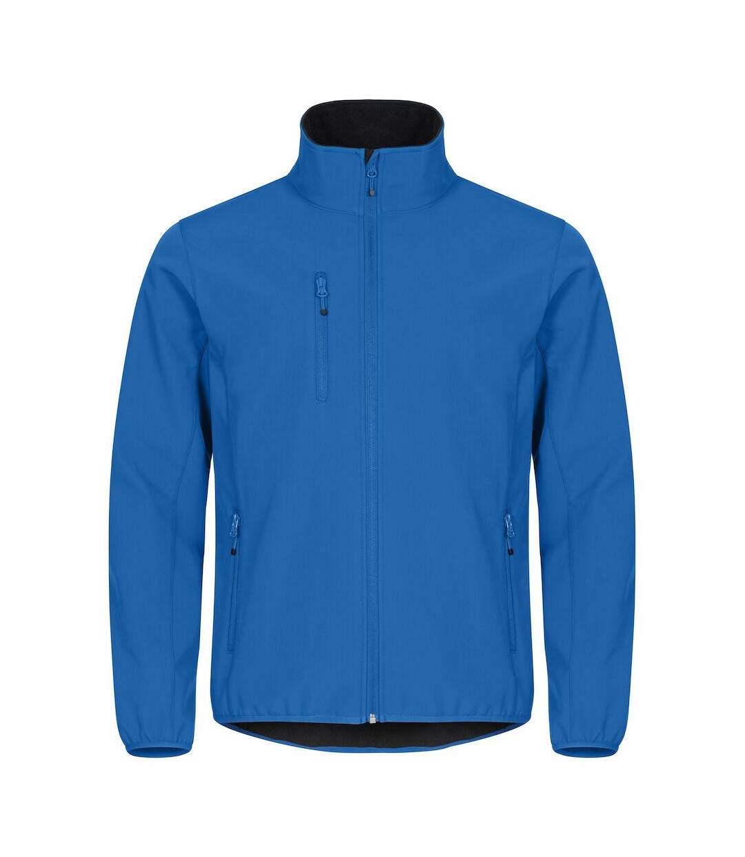 Mens Classic Soft Shell Jacket Black Clique-1