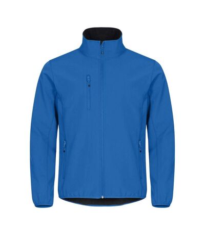Mens Classic Soft Shell Jacket Black Clique