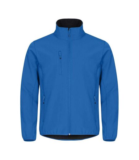 Mens Classic Soft Shell Jacket Black Clique