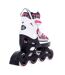 Patins À Roulettes Alignées Rebel Enfant 30-32 Fr Blanc Rose Tempish-2