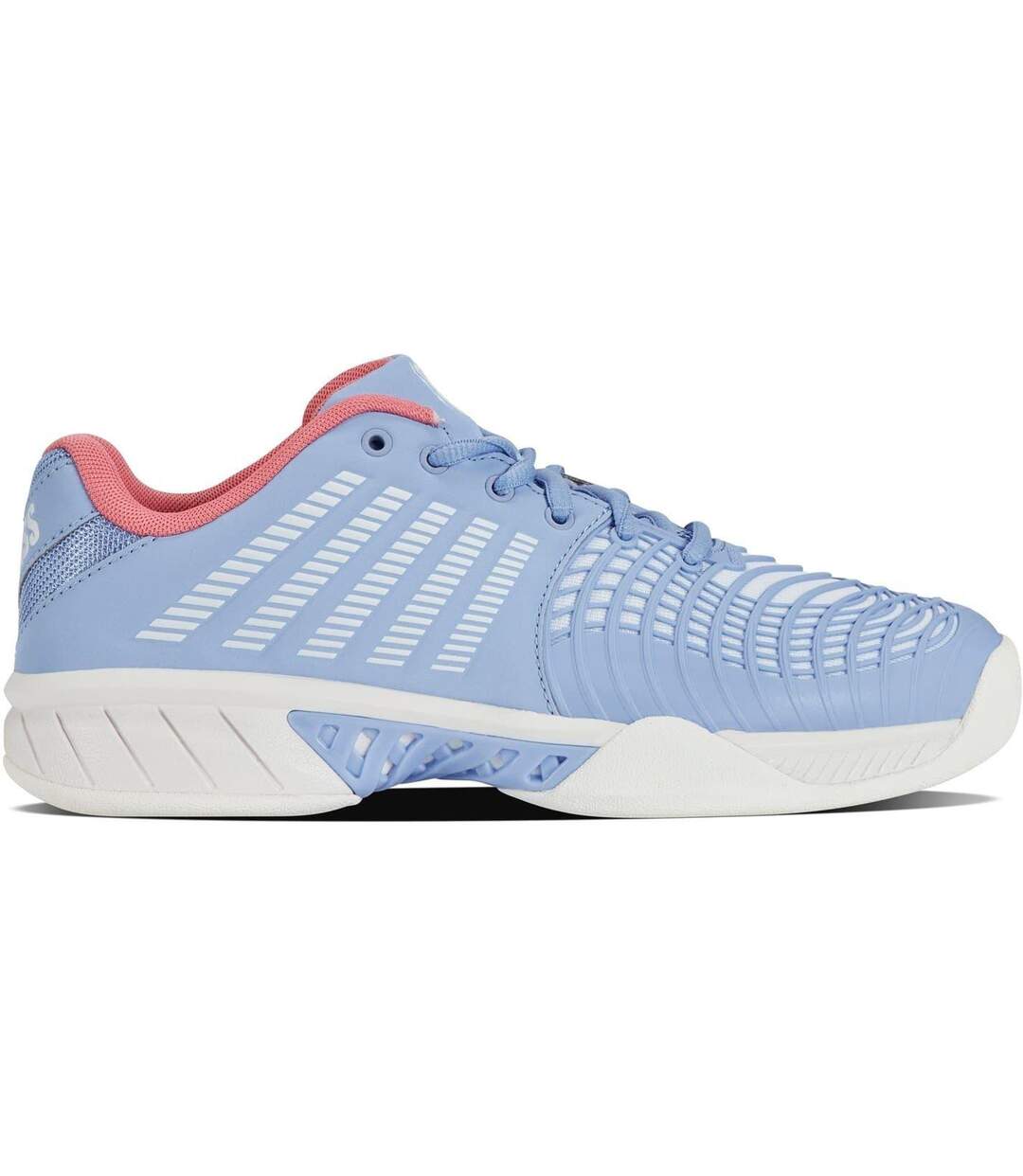 Chaussures De Tennis Express Light Femme Blanc Fraise K-Swiss-1