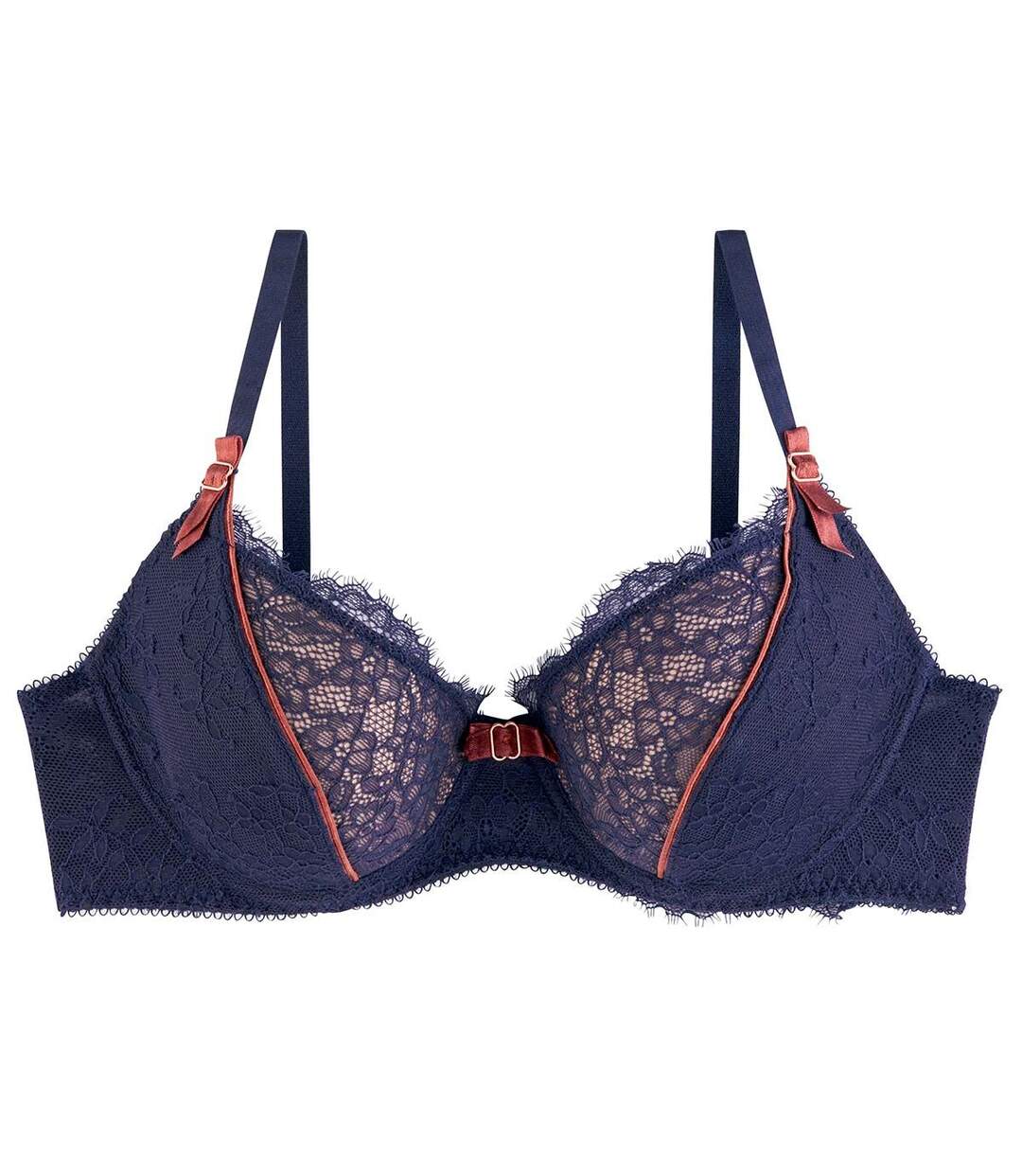 Soutien-gorge ampliforme coque moulée bleu Cuba Libre-1