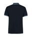 Kustom Kit Mens Tipped Cotton Pique Polo Shirt (Navy/Light Blue)