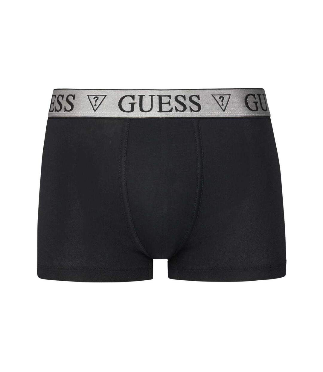 Boxers Motif/style Logo Contrasté Homme Noir Guess-2