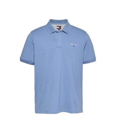 Polo bleu homme tommy hilfiger linear - l