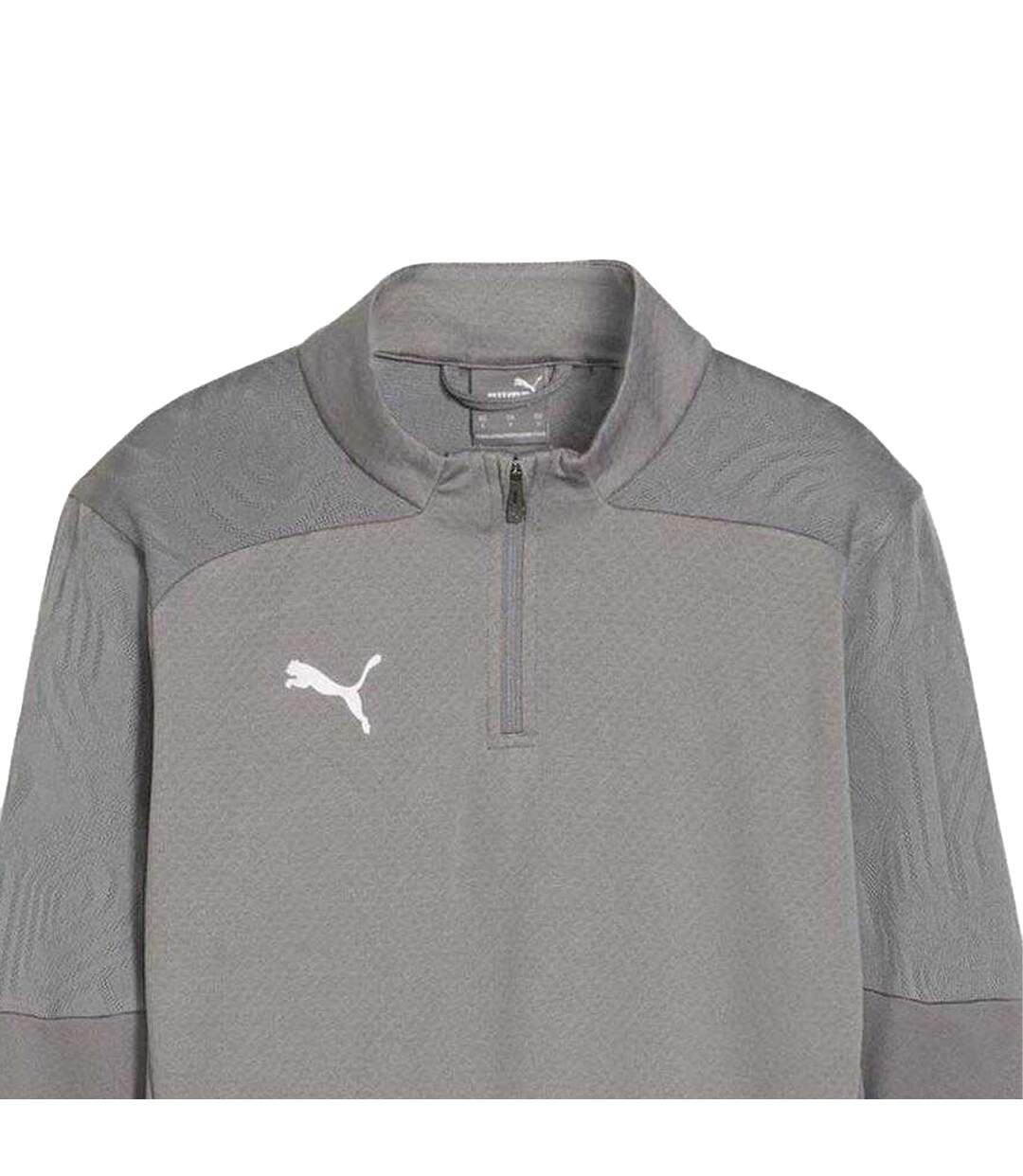 Mens Training Quarter Zip Track Top Grey Puma-3