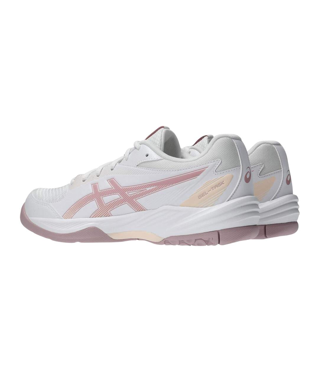 Womens/ladies Task 4 Volleyball Shoes White Asics-2