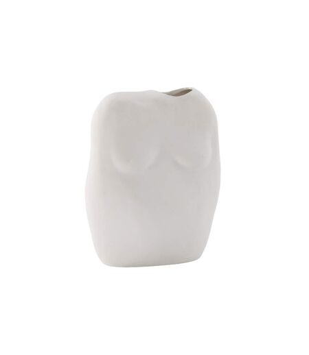 Vase Buste en Céramique Romie 28cm Blanc Cassé