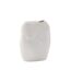 Vase Buste en Céramique Romie 28cm Blanc Cassé-1