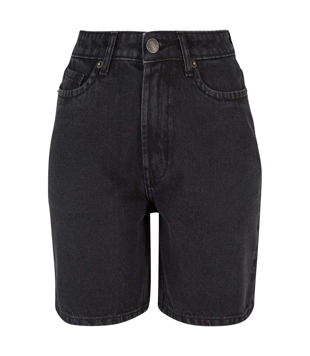 Short 90s Femme Noir Urban Classics-1