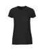 T-shirt Femme Noir Tiger Cotton By Neutral-1