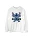 Disney - Sweat LILO AND STITCH OHANA BLUE GLITCH - Femme (Blanc) - UTBI22848-1
