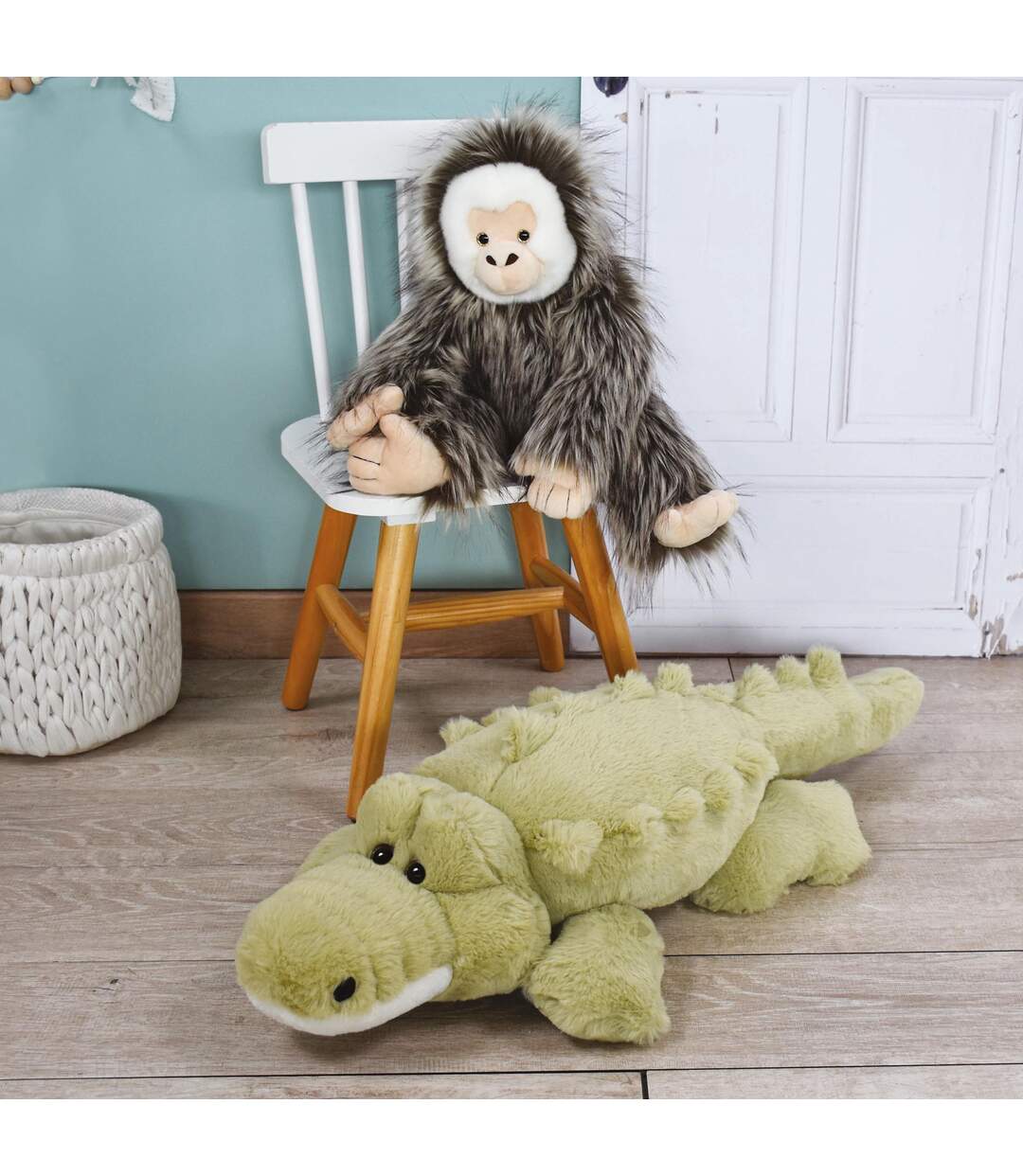 Peluche polyester collection DANS LA FORET TROPICALE Singe-3