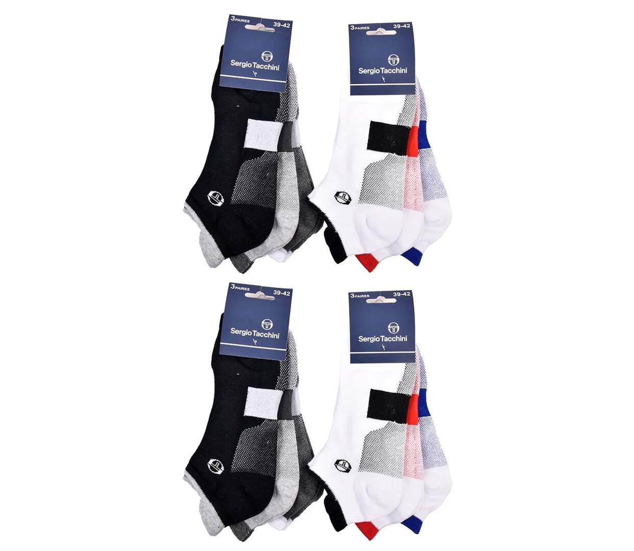 Chaussettes SERGIO TACCHINI SNEAKER 12 Pcs 3047-4