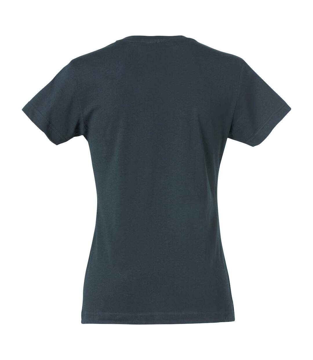 T-shirt Femme Bleu Marine Foncé Clique-2