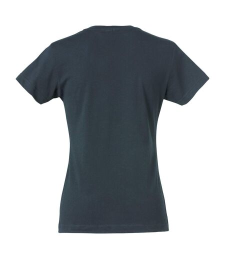 T-shirt Femme Bleu Marine Foncé Clique