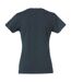 T-shirt Femme Bleu Marine Foncé Clique-2