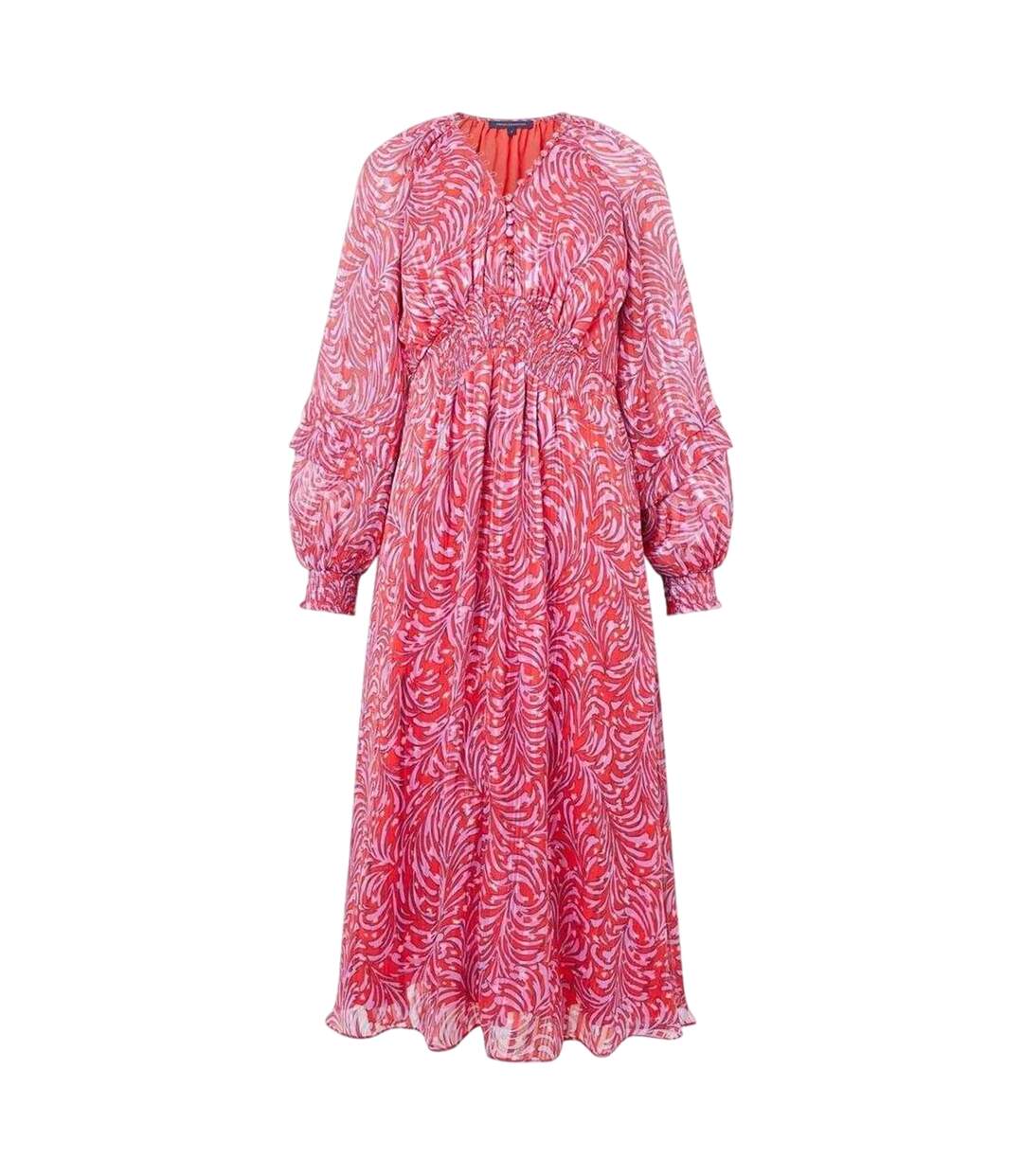 Robe Mi-longue Femme Rouge Écarlate French Connection-2
