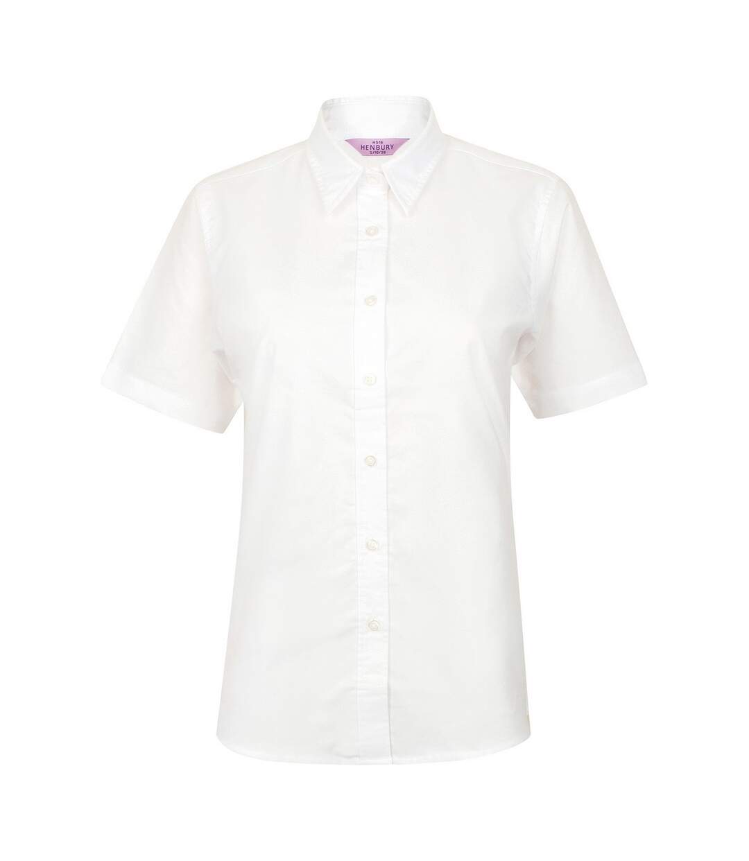 Chemisier Manches Courtes Femme Blanc Henbury-1