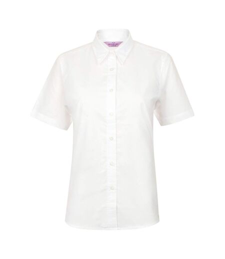 Chemisier Manches Courtes Femme Blanc Henbury