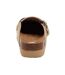 Womens/ladies Abel Plus Suede Platform Clogs Taupe Rocket Dog-2