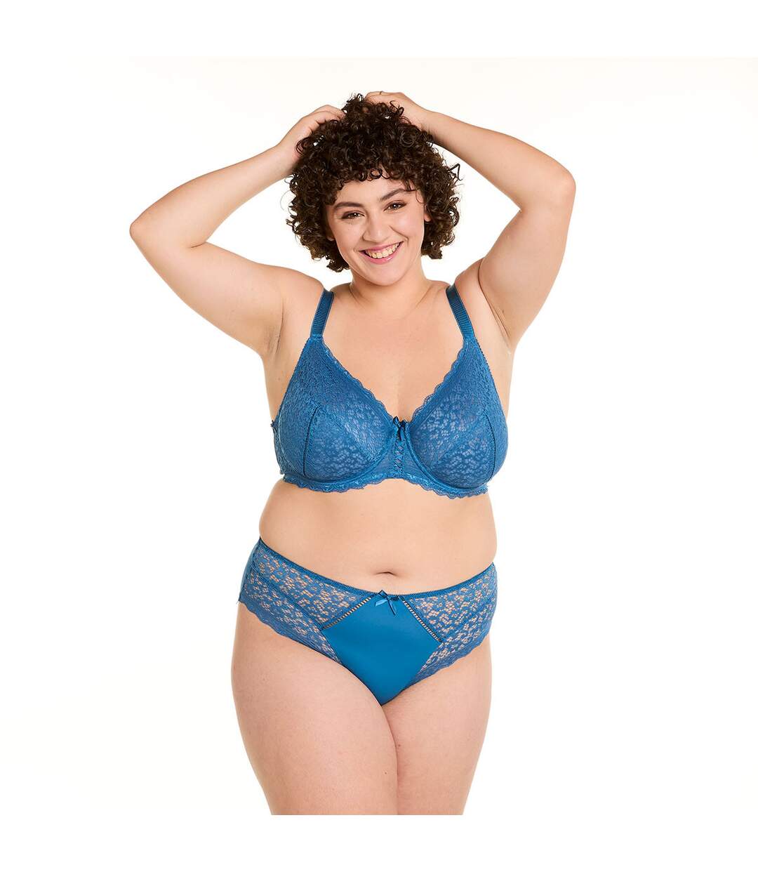 Soutien-gorge à armatures grand maintien indigo Emma-3