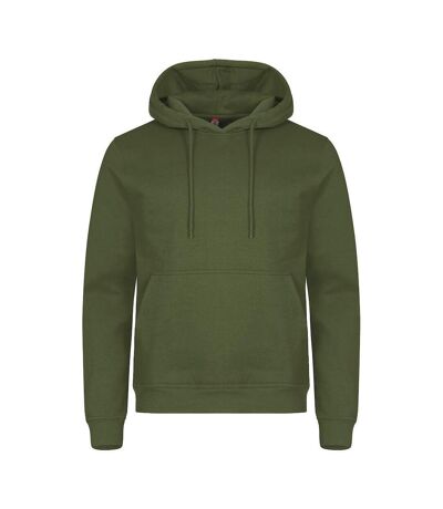 Sweat À Capuche Miami Adulte Vert Militaire Clique