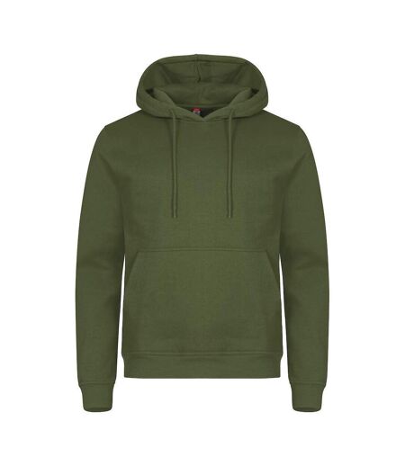 Sweat À Capuche Miami Adulte Vert Militaire Clique