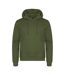 Sweat À Capuche Miami Adulte Vert Militaire Clique-1