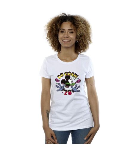 Disney Femme/Les femmes Mickey Mouse Oh Gosh Pop Art - T-shirt en coton (Blanc) - UTBI33777