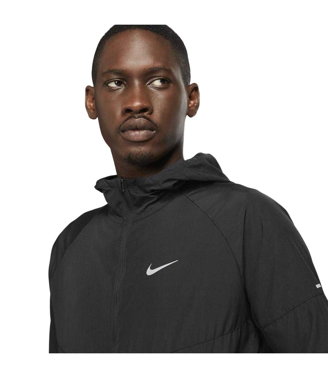 Mens Repel Miler Running Jacket Black Reflective Nike-3