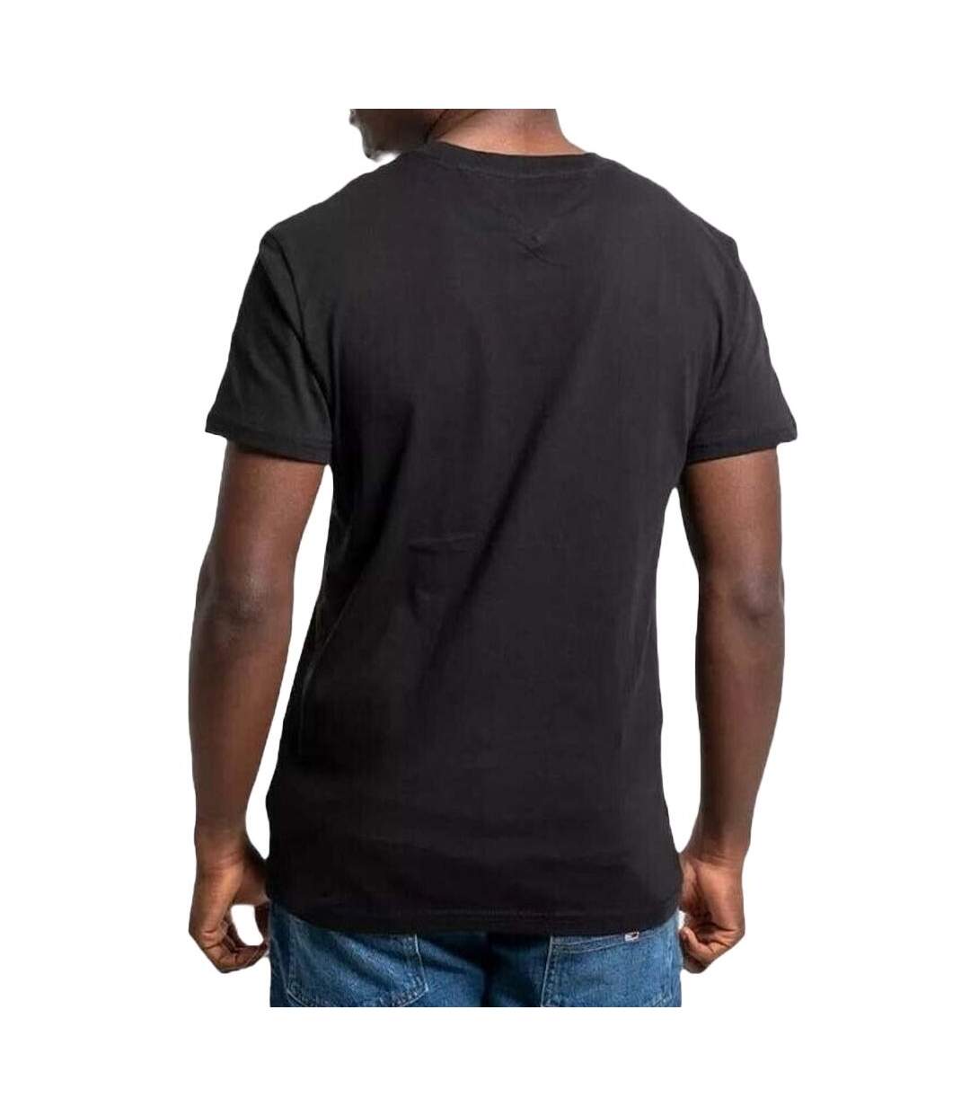 T-shirt noir homme tommy hilfiger linear dm0dm21188 - 3xl-2