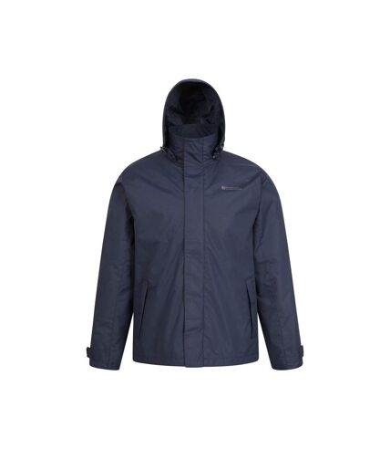 Mountain Warehouse Mens Fell 3 in 1 Water Resistant Jacket (Navy)