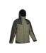 Mens Dusk Iii Ski Jacket Dark Khaki Black Mountain Warehouse-4