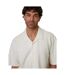 Mens Antti Relaxed Fit Short-sleeved Shirt Ecru Threadbare-4