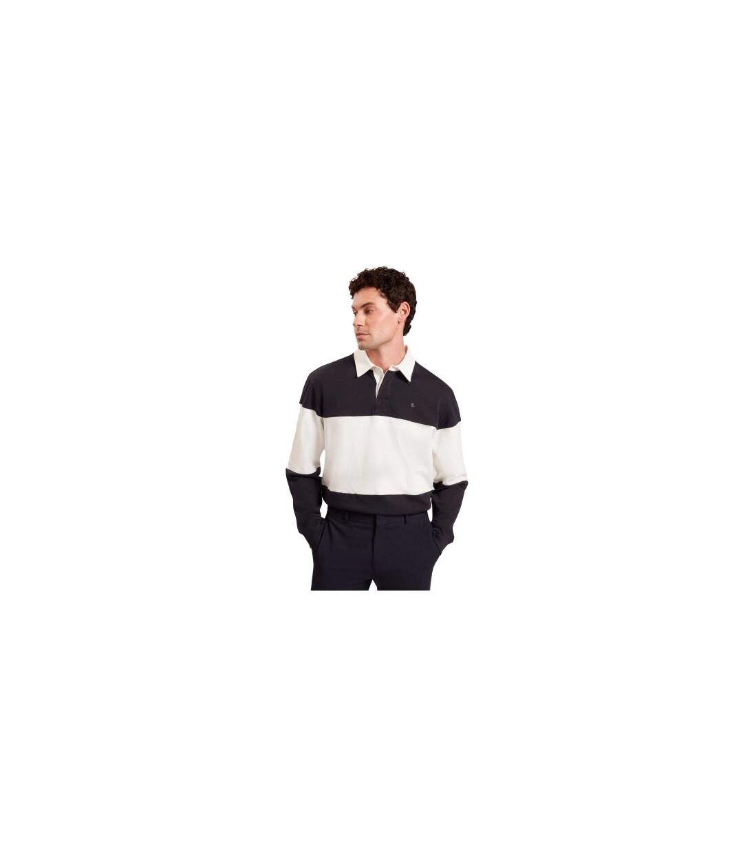 Polo Homme Bleu Marine Ted Baker-1