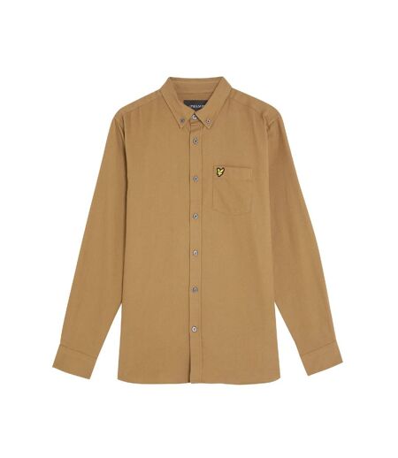 Chemise Motif/style Uni Homme Marron Lyle & Scott