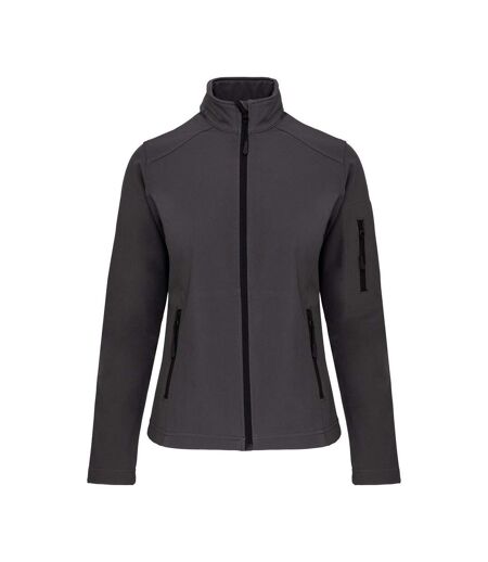 Veste softshell 3 couches - Femme - K400 - gris titanium