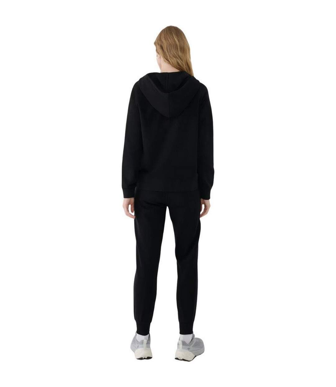 Veste À Capuche F1763 Femme Noir 4F-3