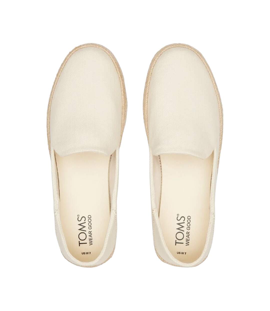 Womens/ladies Carolina Suede Slippers Natural Toms-3