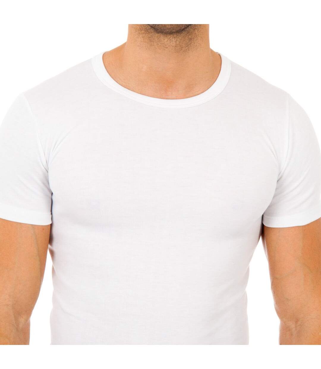 Men's short-sleeved fiber T-shirt 0806-4