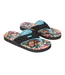 Womens/ladies Swish Floral Flip Flops Red Animal-1
