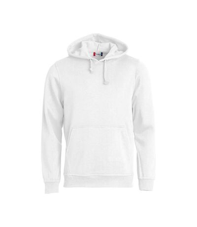 Sweat À Capuche Basic Adulte Blanc Clique